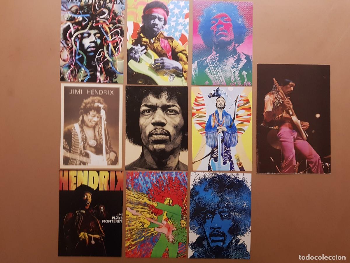 Fotos de Cantantes: LOTE: 10 POSTALES JIMI HENDRIX - N&ordm; 1 (uno de ellos m&aacute;s grande)