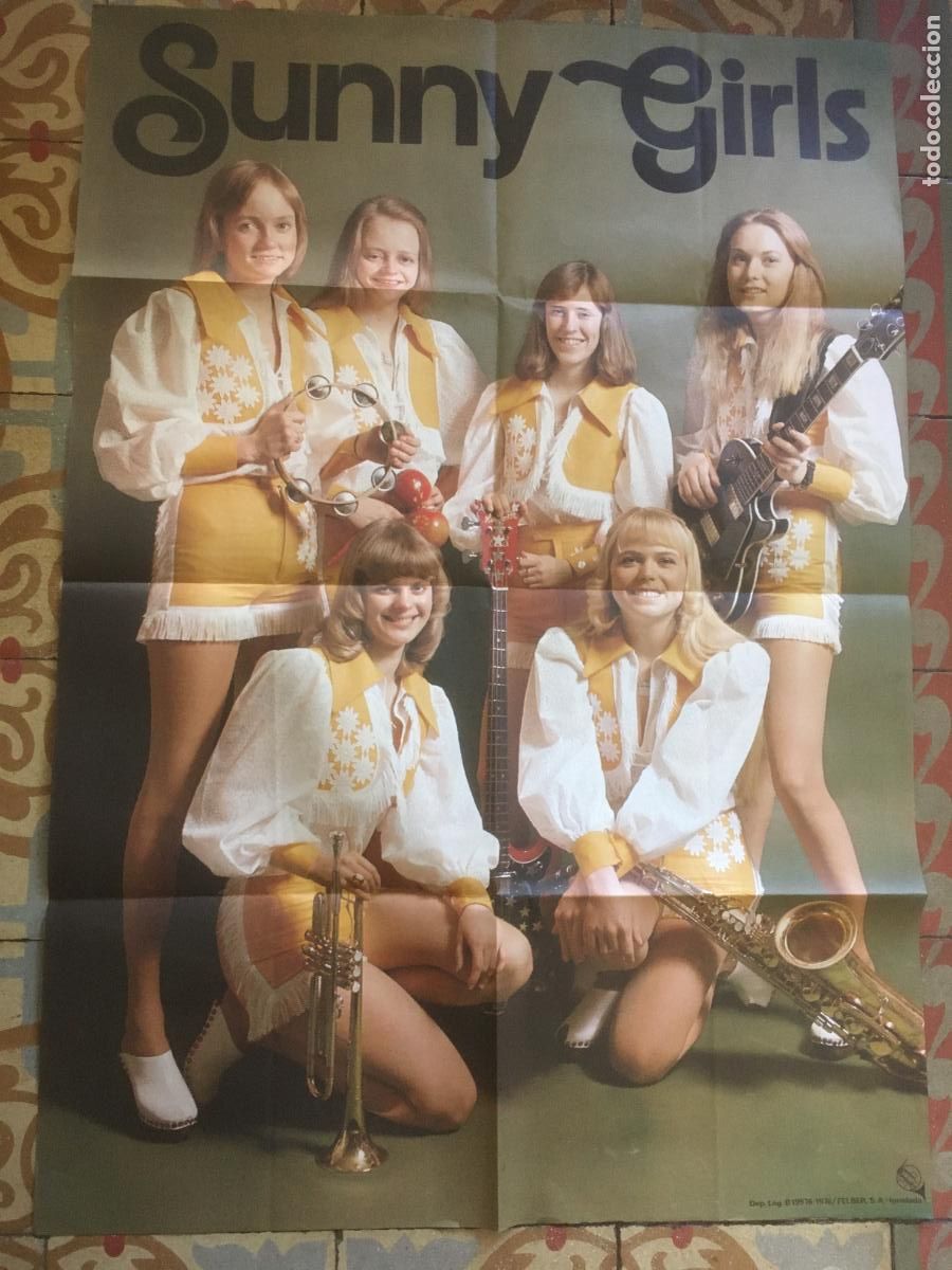 Photos de Chanteurs et Chanteuses: sunny girls poster cartel original 1976