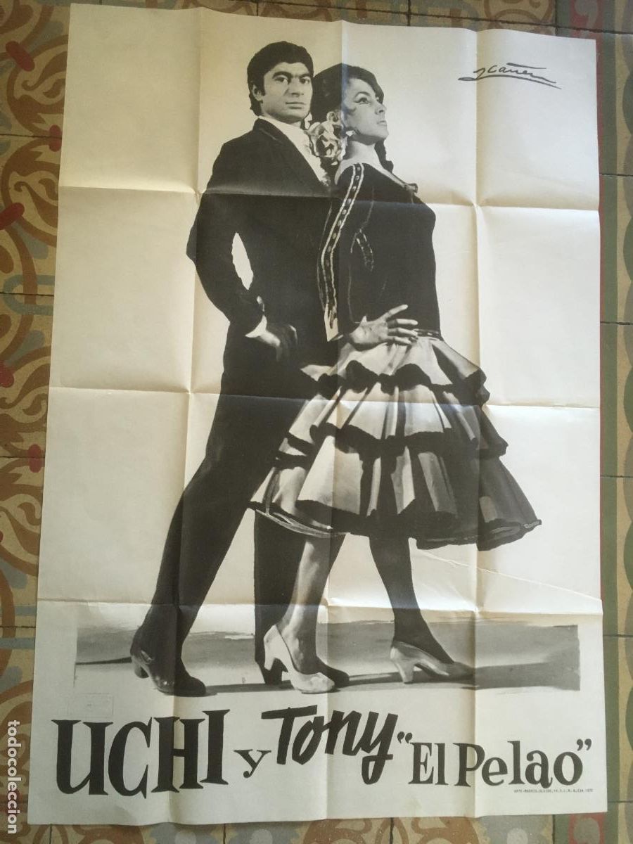 Photos de Chanteurs et Chanteuses: uchi y toni el pelao flamenco poster cartel original 1972