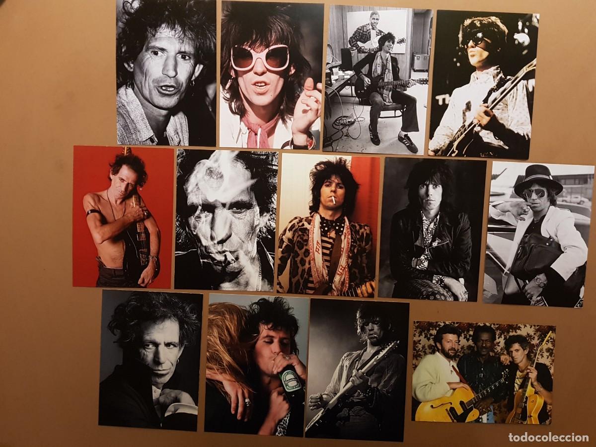 Fotos de Cantantes: LOTE: 13 POSTALES THE ROLLING STONES /KEITH RICHARD