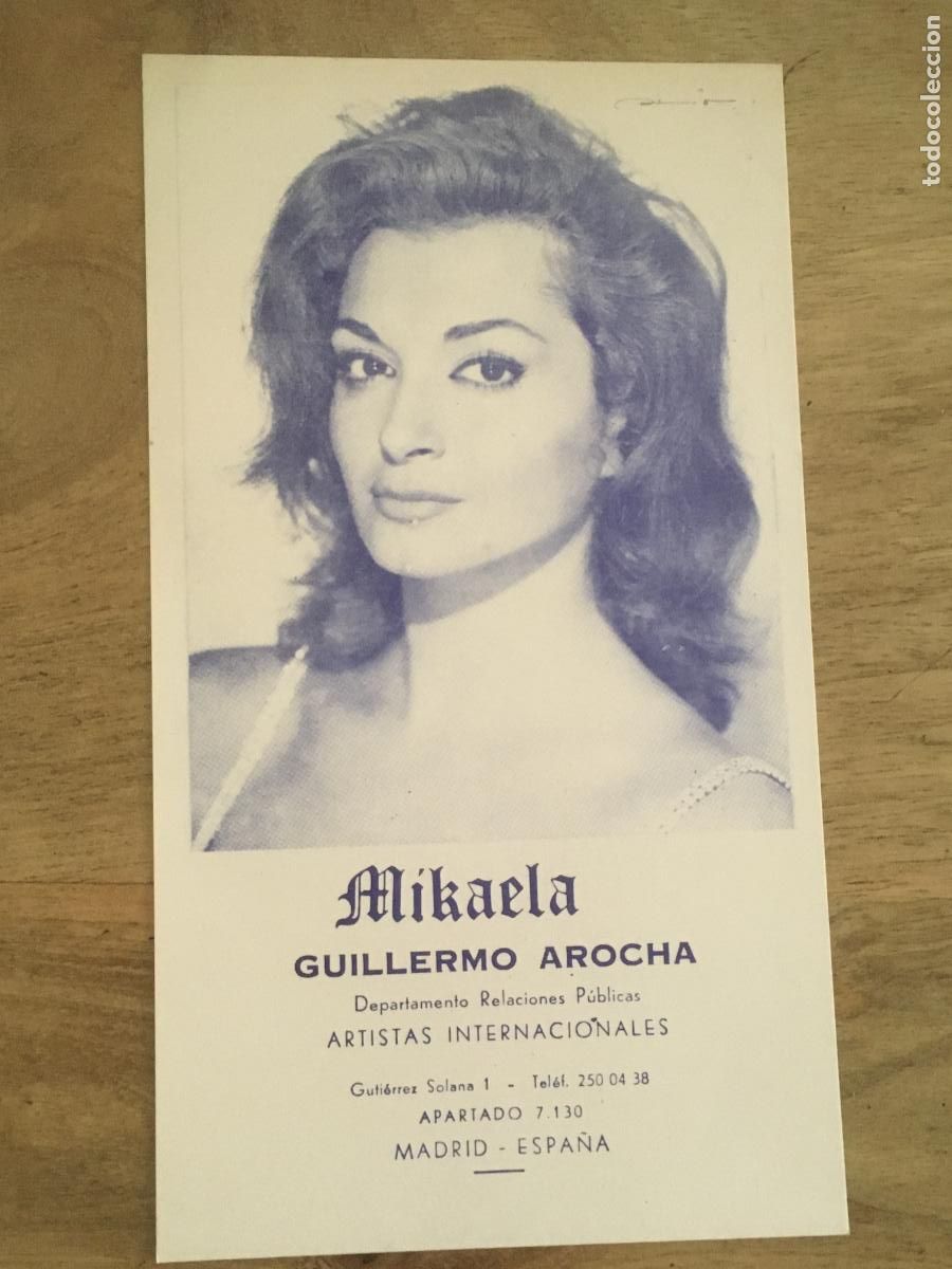 Photos de Chanteurs et Chanteuses: mikaela postal original discografica