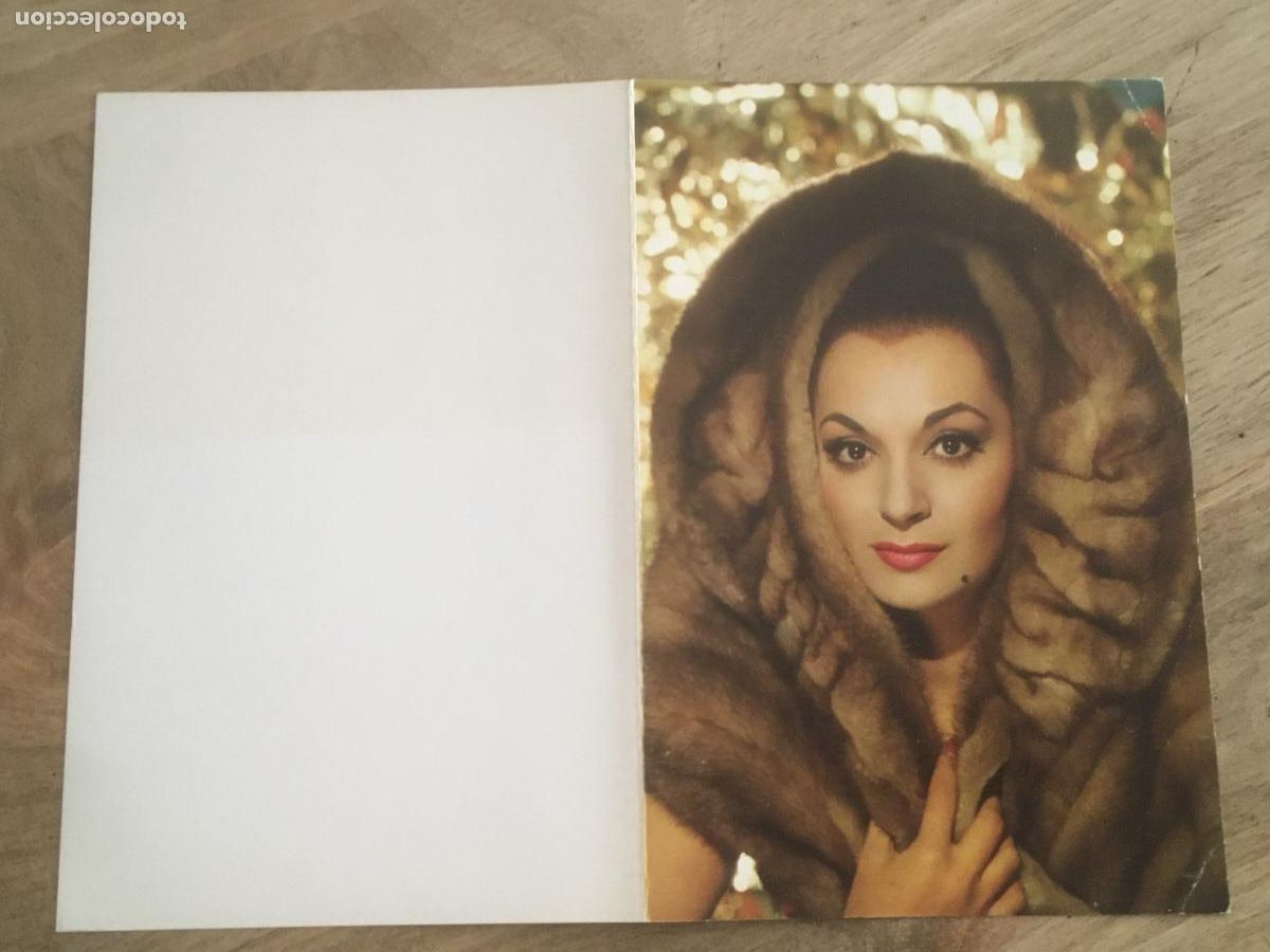 Photos de Chanteurs et Chanteuses: mikaela postal felicitacion navidad 1969 original