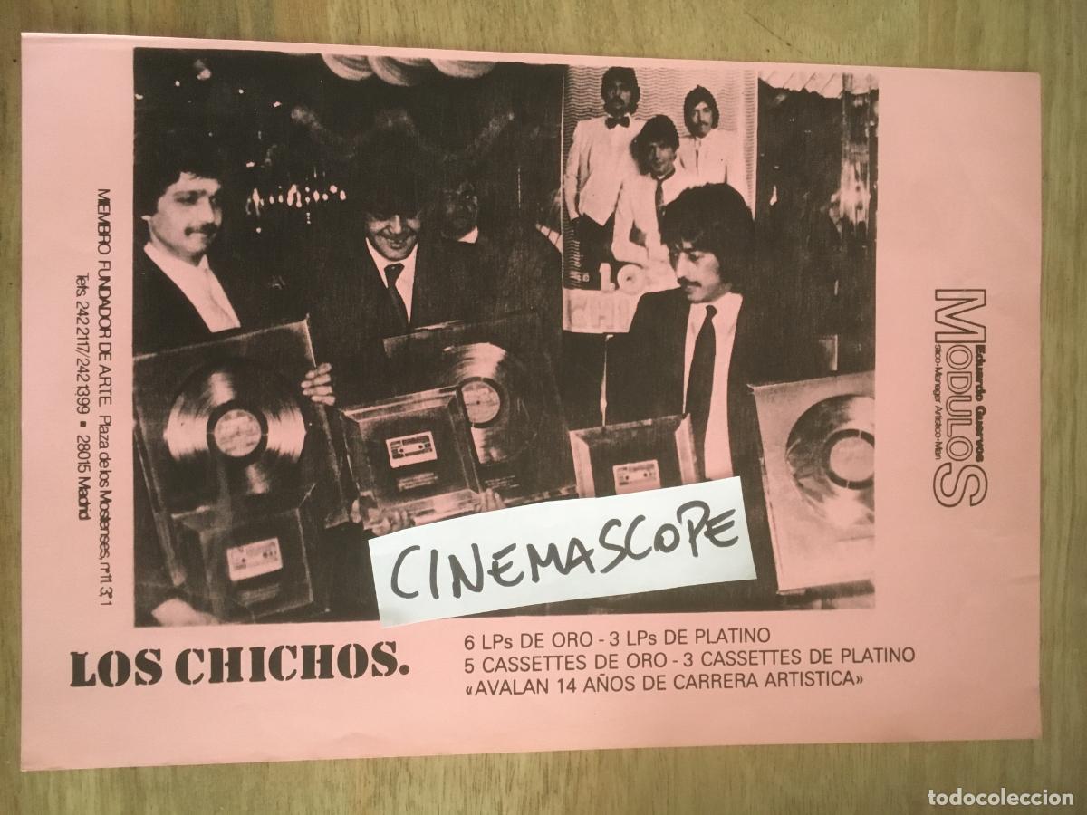 Fotos de Cantantes: los chichos folleto original antiguo