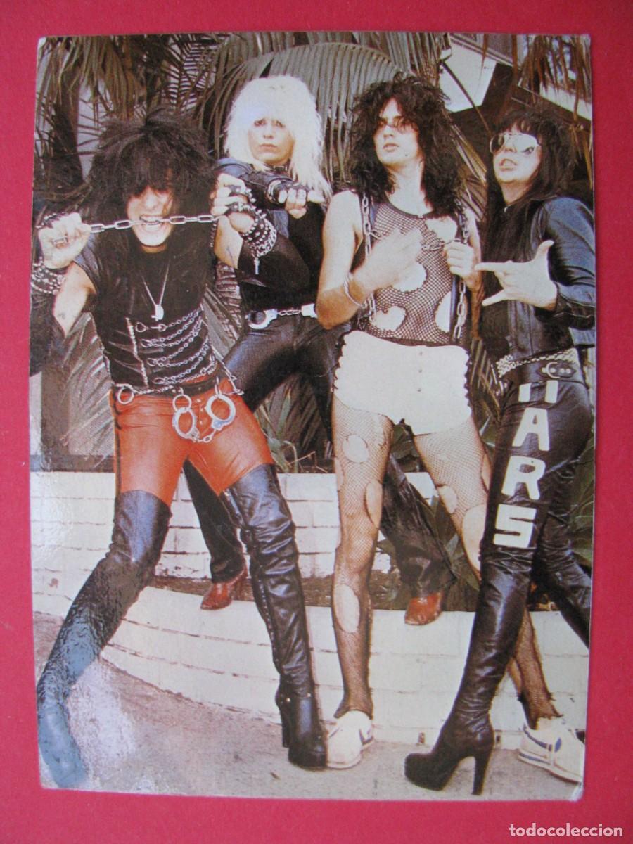 Fotos von Musikern: POSTAL DEL GRUPO MOTLEY CRUE. ROCK STRESS. CIRCULADA 1991.