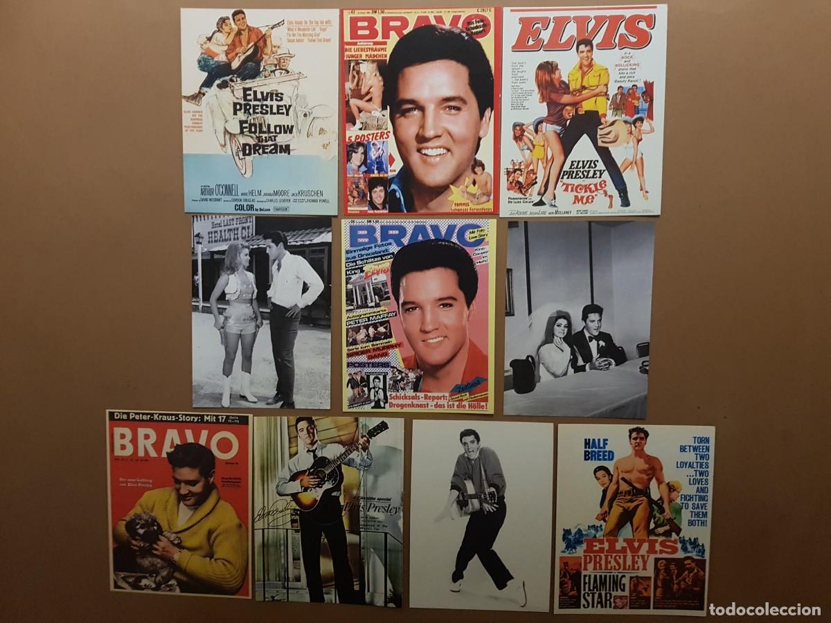 Fotos von Musikern: LOTE: 10 POSTALES ELVIS N&ordm; 2