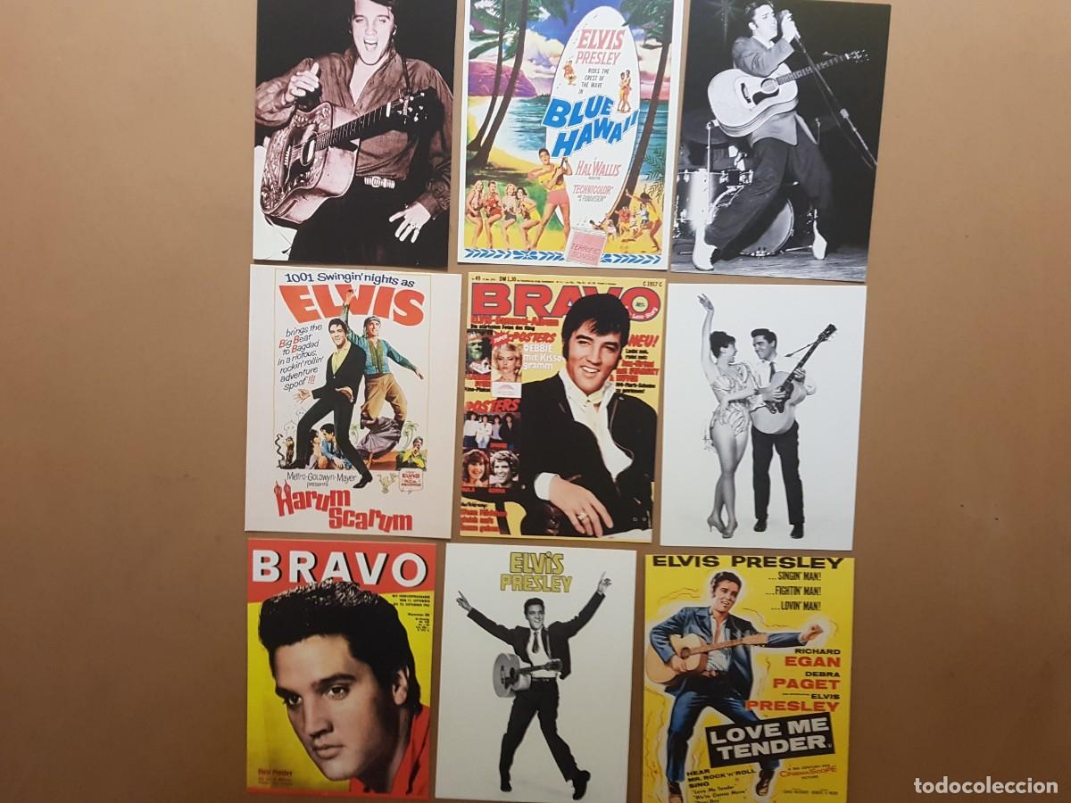 Fotos von Musikern: LOTE: 9 POSTALES ELVIS N&ordm; 4