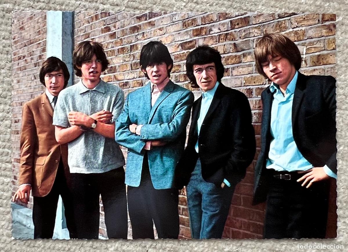 Fotos de Cantantes: Postal del conjunto The Rolling Stones - Photo: Michael Lyons - Impresa en Alemania - A&ntilde;os 60