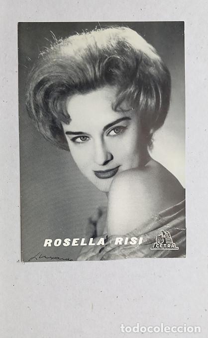 Photos of Singers: Rosella Risi. Foto firmada al dorso