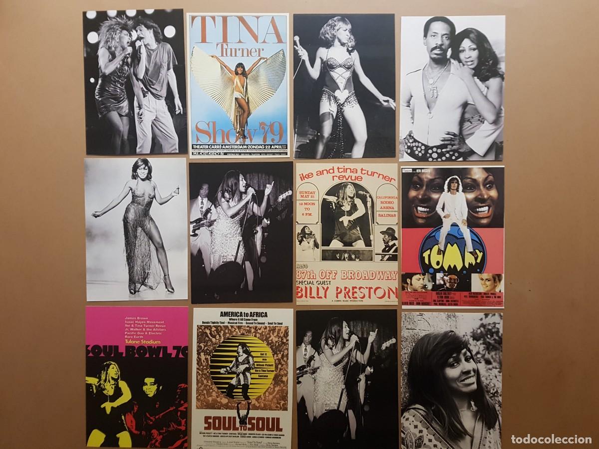 Fotos de cantantes: LOTE: 12 POSTALES TINA TURNER - N&ordm; 1