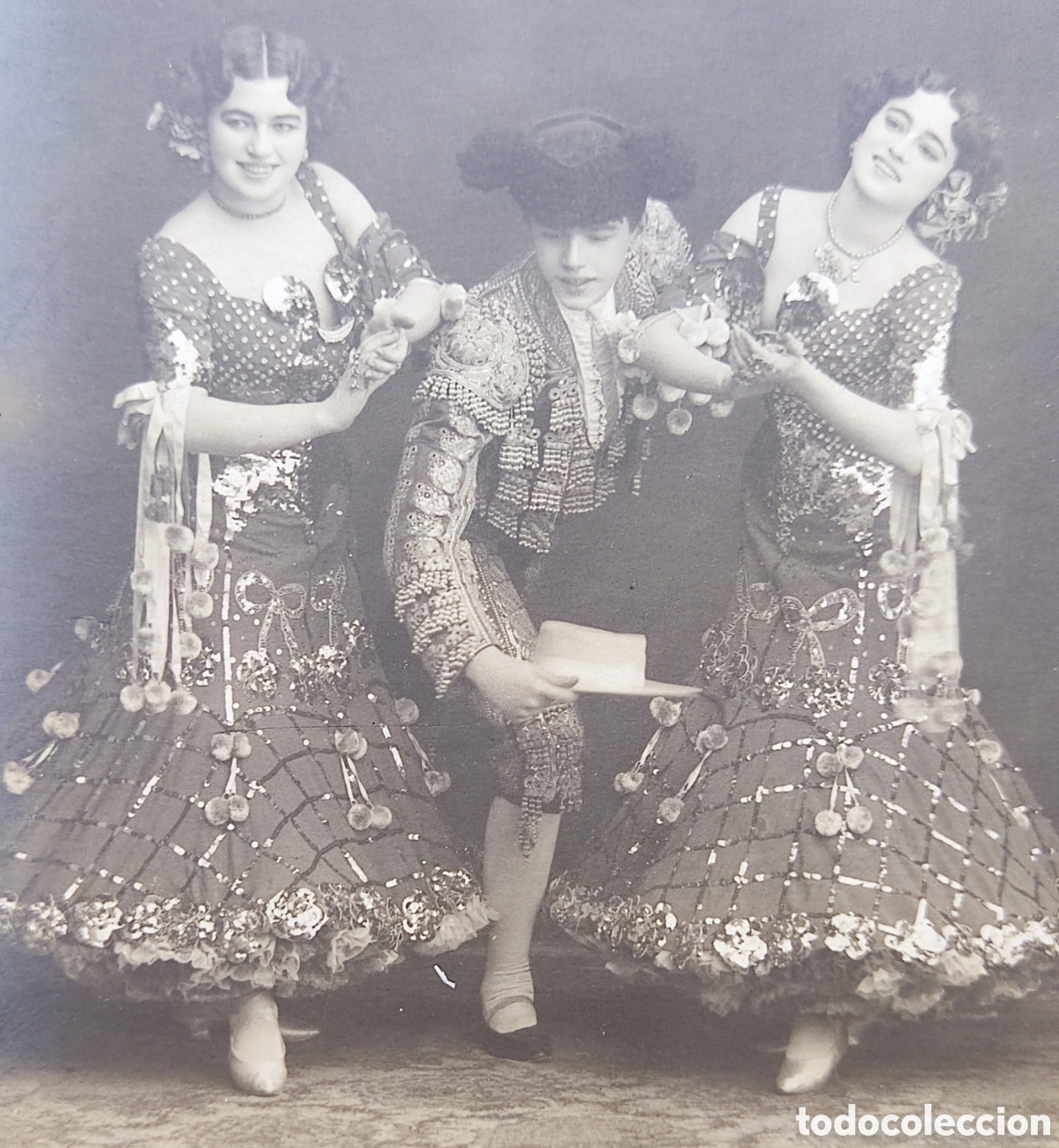Fotos von Musikern: DUO BELLA FLORIDO ESPA&Ntilde;A FOLKLORE POSTAL FOTOGR&Aacute;FICA C. 1900
