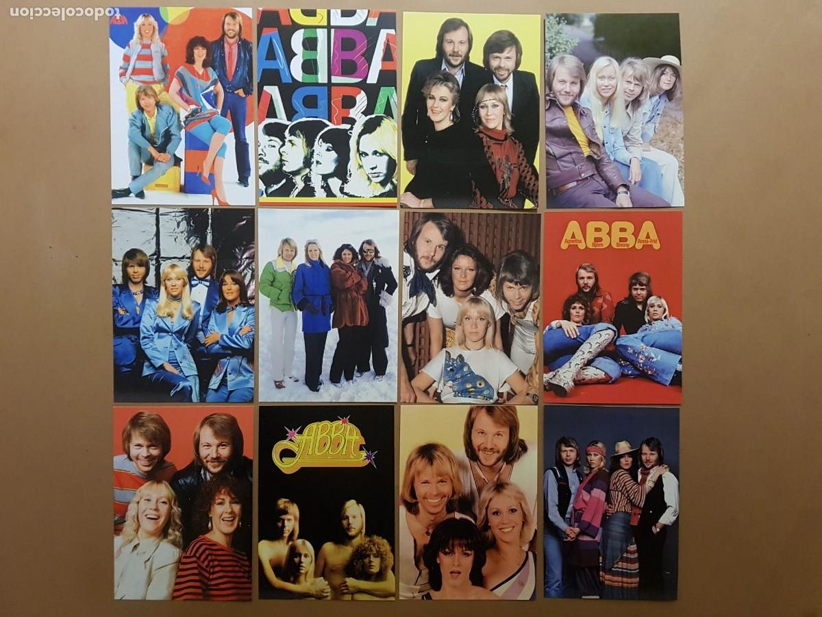 Fotos de Cantantes: LOTE: 12 POSTALES ABBA - N&ordm; 2