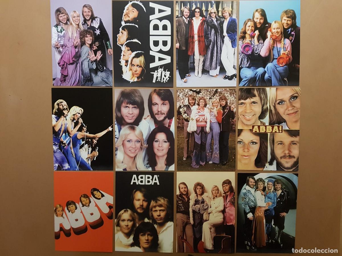 Fotos de cantantes: LOTE: 12 POSTALES ABBA - N&ordm; 1