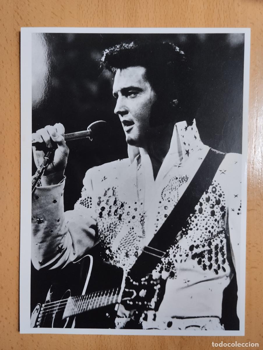 Photos of Singers: ELVIS PRESLEY, FOTO EN BLANCO Y NEGRO, MEDIDA 17,8 X 23,8 CM