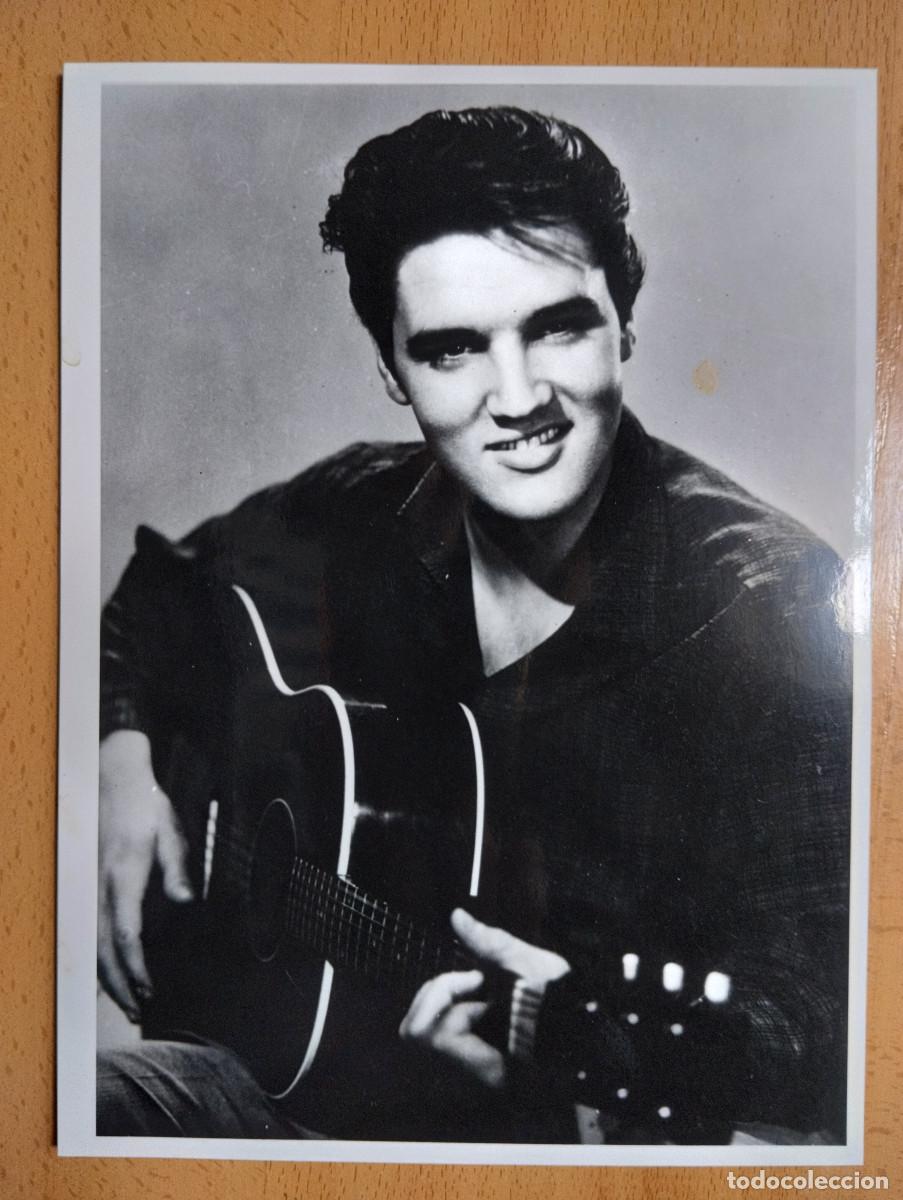 Photos of Singers: ELVIS PRESLEY, FOTO EN BLANCO Y NEGRO, MEDIDA 17,8 X 23,8 CM