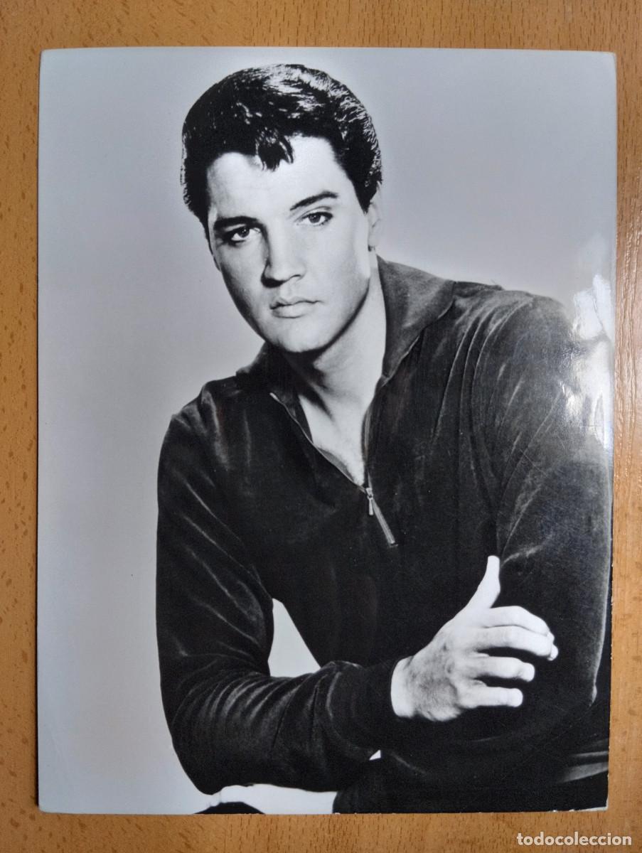 Fotos von Musikern: ELVIS PRESLEY, FOTO EN BLANCO Y NEGRO, MEDIDA 18 X 24 CM