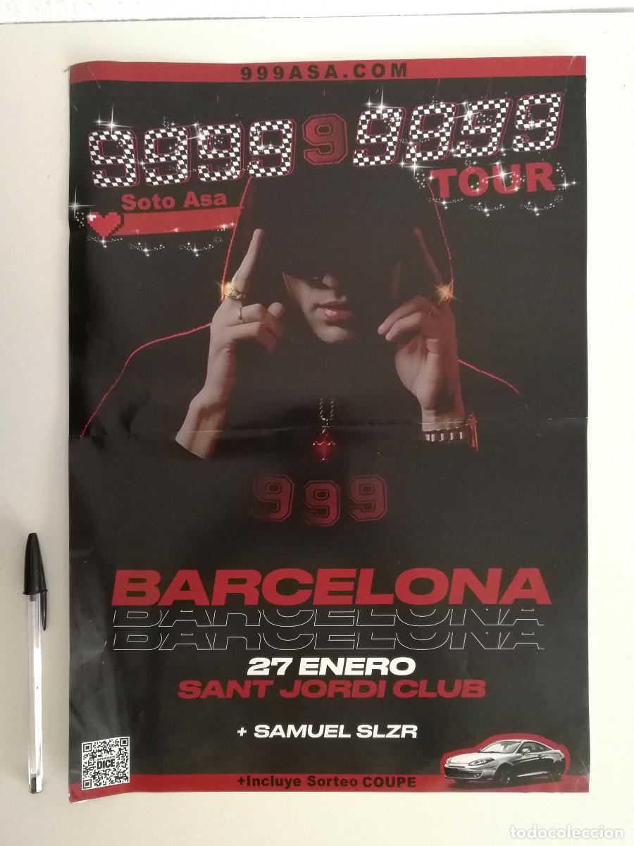 Photos de Chanteurs et Chanteuses: CARTEL ORIGINAL -A3- Soto Asa 999 Tour - MUSICA - TRAP