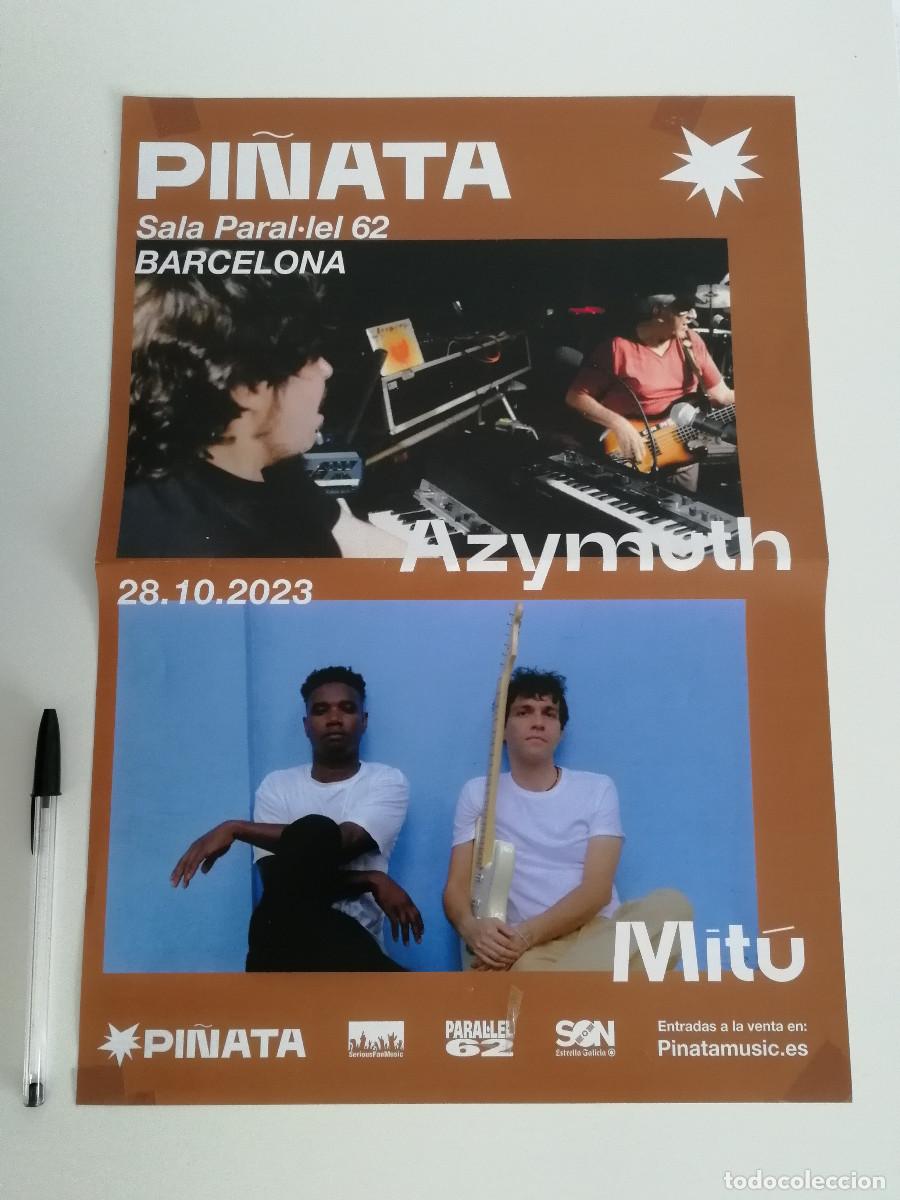 Photos de Chanteurs et Chanteuses: CARTEL ORIGINAL -A3- AZYMUTH - MIT&Uacute; - MUSICA - CONCIERTO
