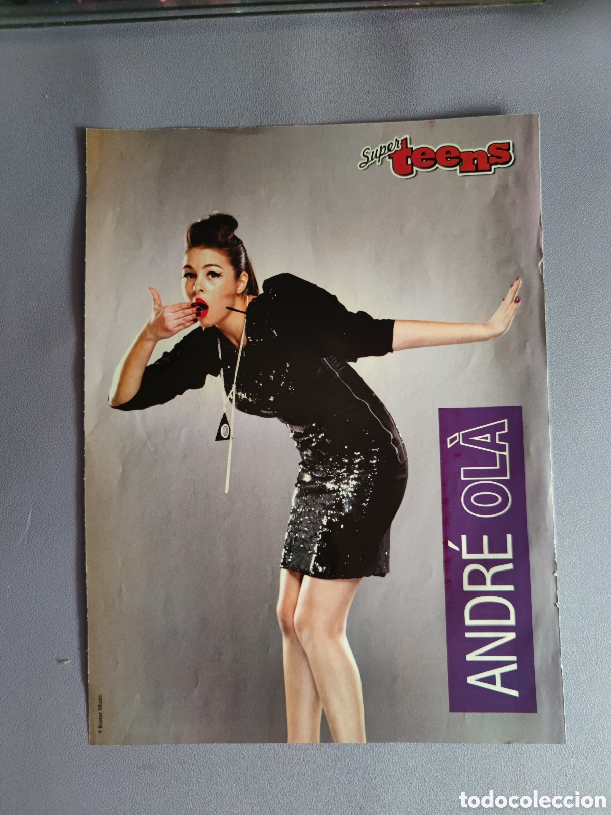 Photos de Chanteurs et Chanteuses: P&oacute;ster Andr&eacute; Ol&agrave; - Revista Superteens