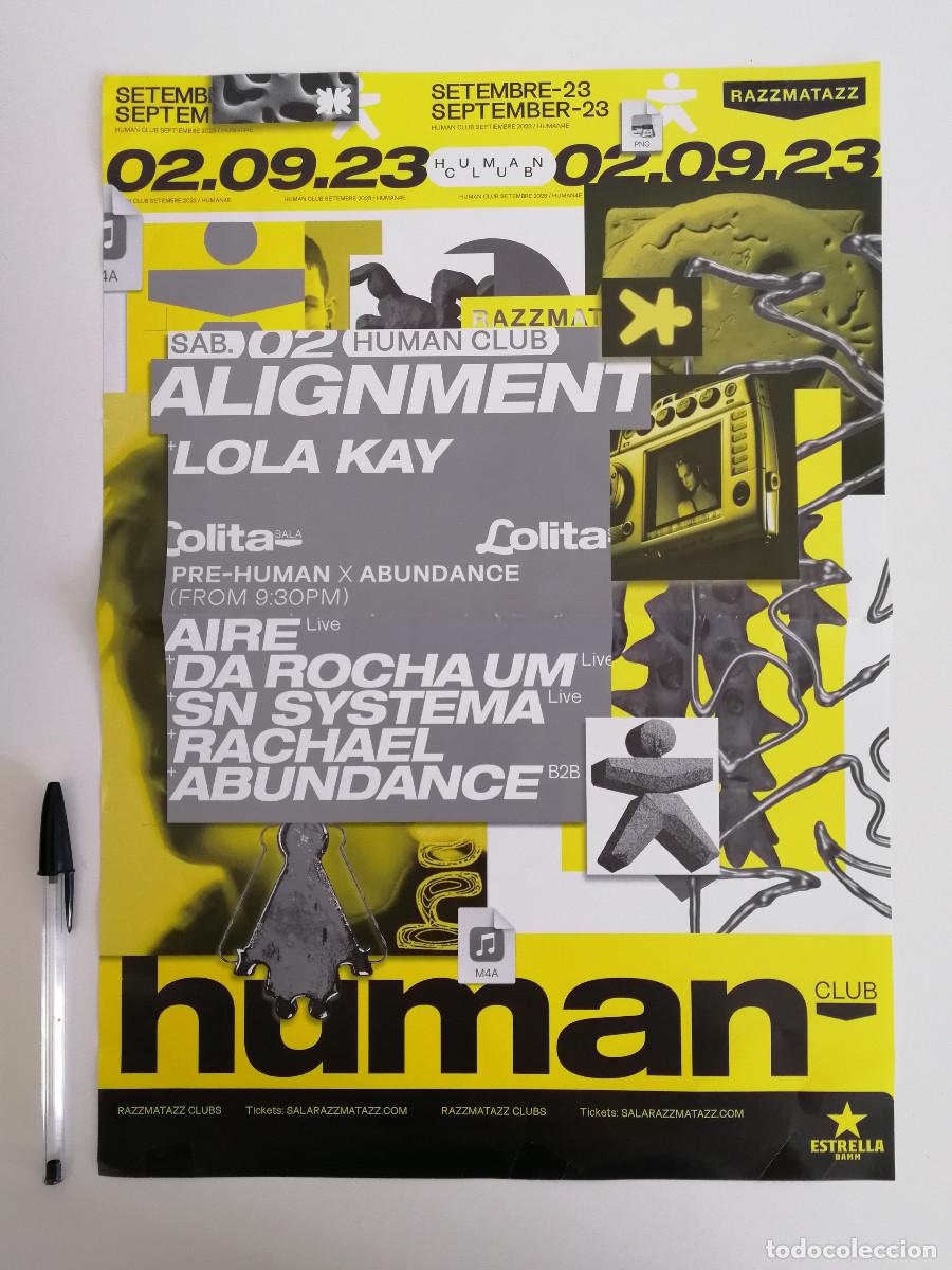 Photos de Chanteurs et Chanteuses: CARTEL ORIGINAL -A3- Alignment - Lola Kay TECHNO - MUSICA