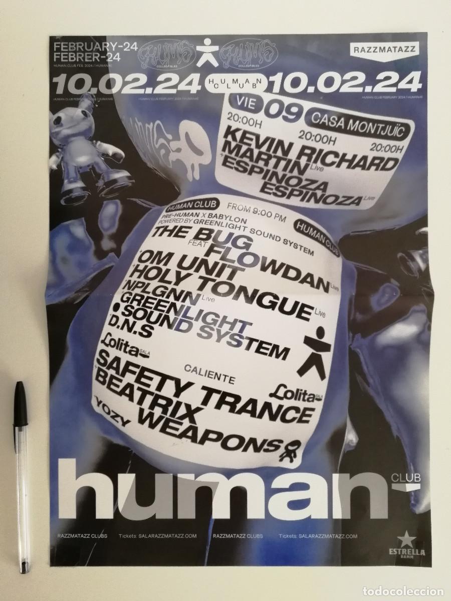 Photos de Chanteurs et Chanteuses: CARTEL ORIGINAL -A3- KEVIN RICHARD MARTIN Live The Bug- MUSICA - TECHNO