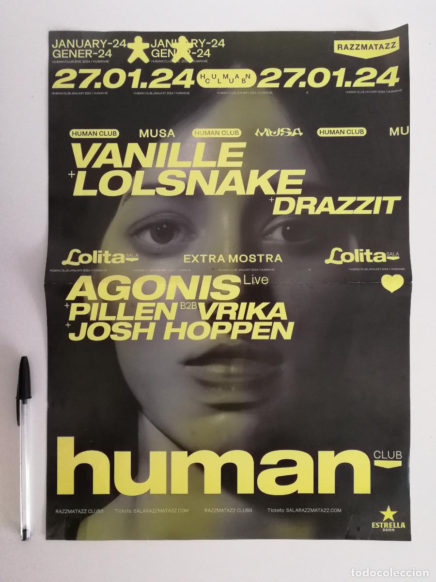Photos de Chanteurs et Chanteuses: CARTEL ORIGINAL -A3- Vanille LOLSNAKE Drazzit - MUSICA - TECHNO