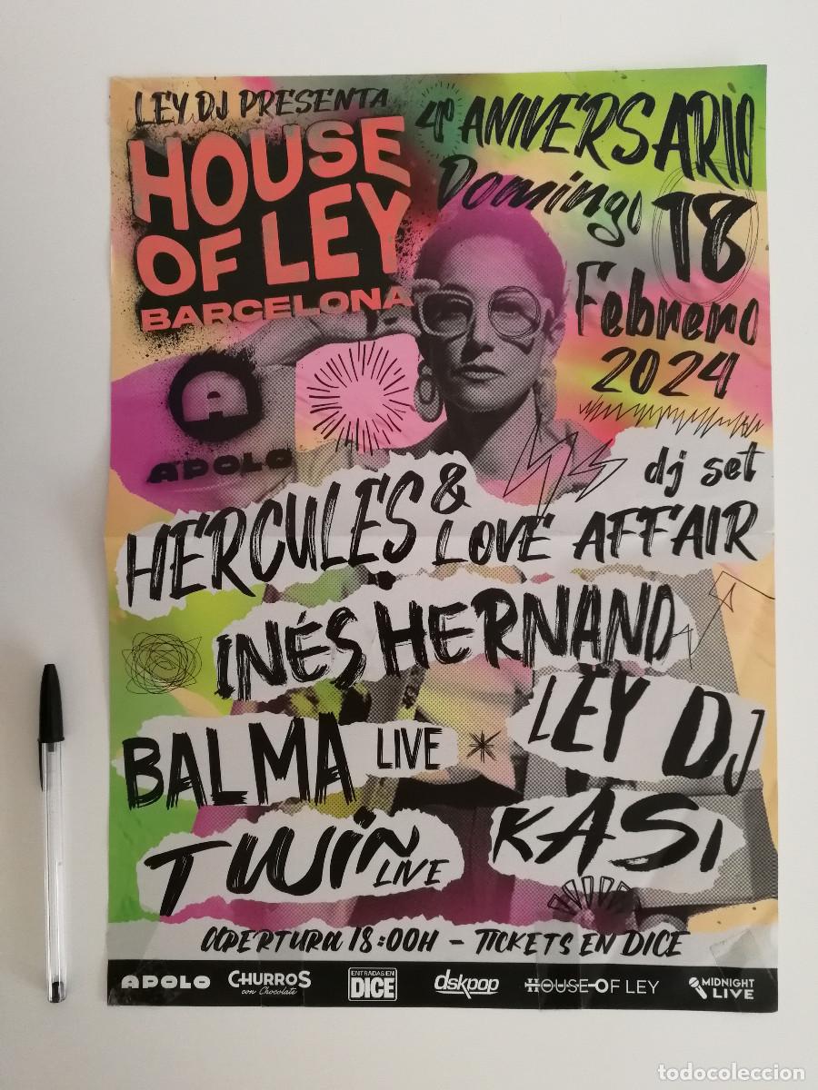 Fotos von Musikern: CARTEL ORIGINAL -A3- Hercules & Love Affair - TWIN - MUSICA - DANCE ELECTRONICA