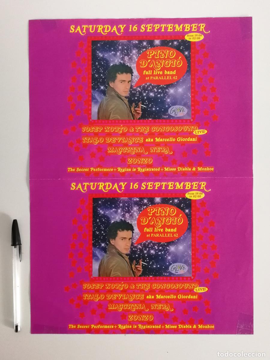 Fotos von Musikern: CARTEL ORIGINAL -A3- Pino D'Angi&ograve; FULL LIVE BAND - MUSICA - ELECTRONICA POP