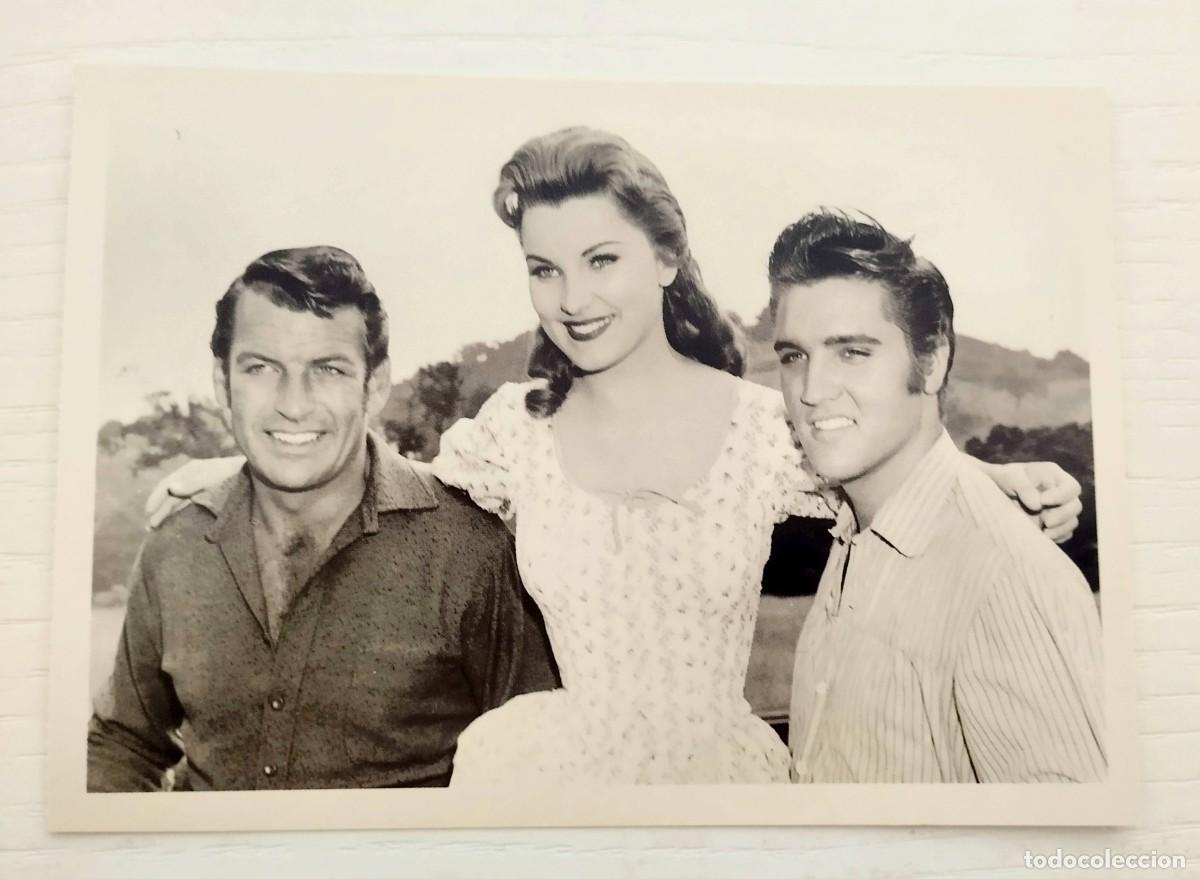 Fotos von Musikern: TARJETA POSTAL ELVIS PRESLEY EN LOVE ME TENDER (CENTURY FOX 1956) SIN CIRCULAR - PRINTED IN ENGLAND