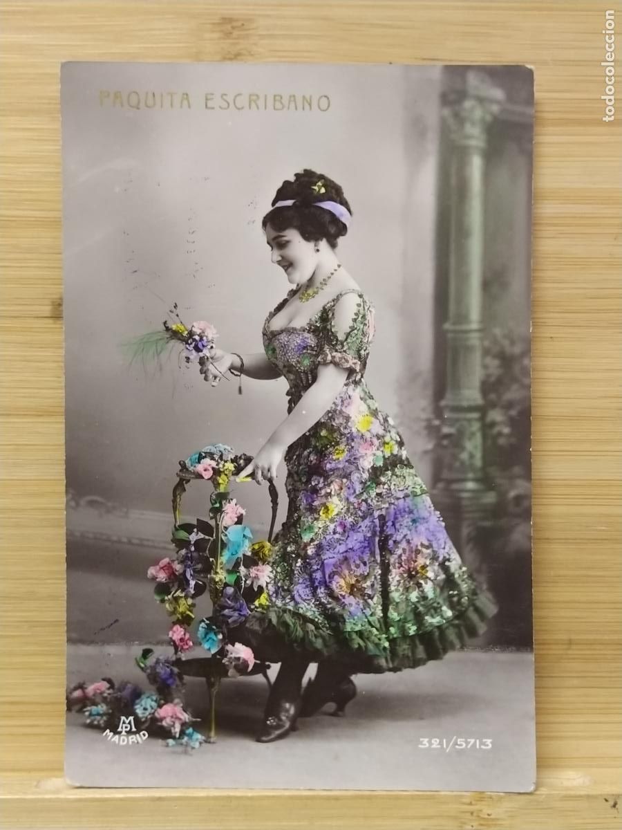 Photos of Singers: PAQUITA ESCRIBANO - POSTAL ANTIGUA - (110.154)