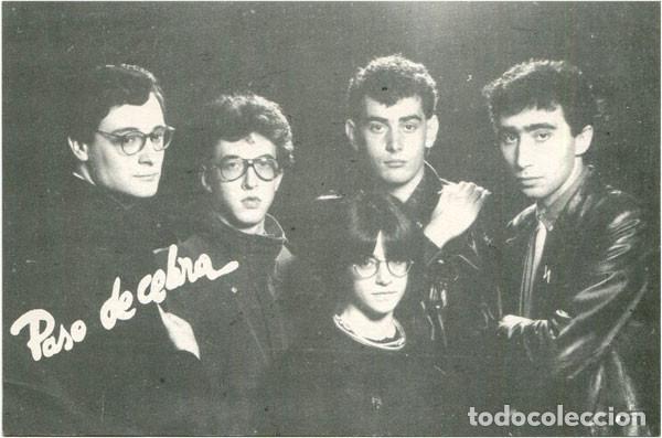Photos de Chanteurs et Chanteuses: Paso de Cebra - Postal promocional 1982 - Discos Arrebato