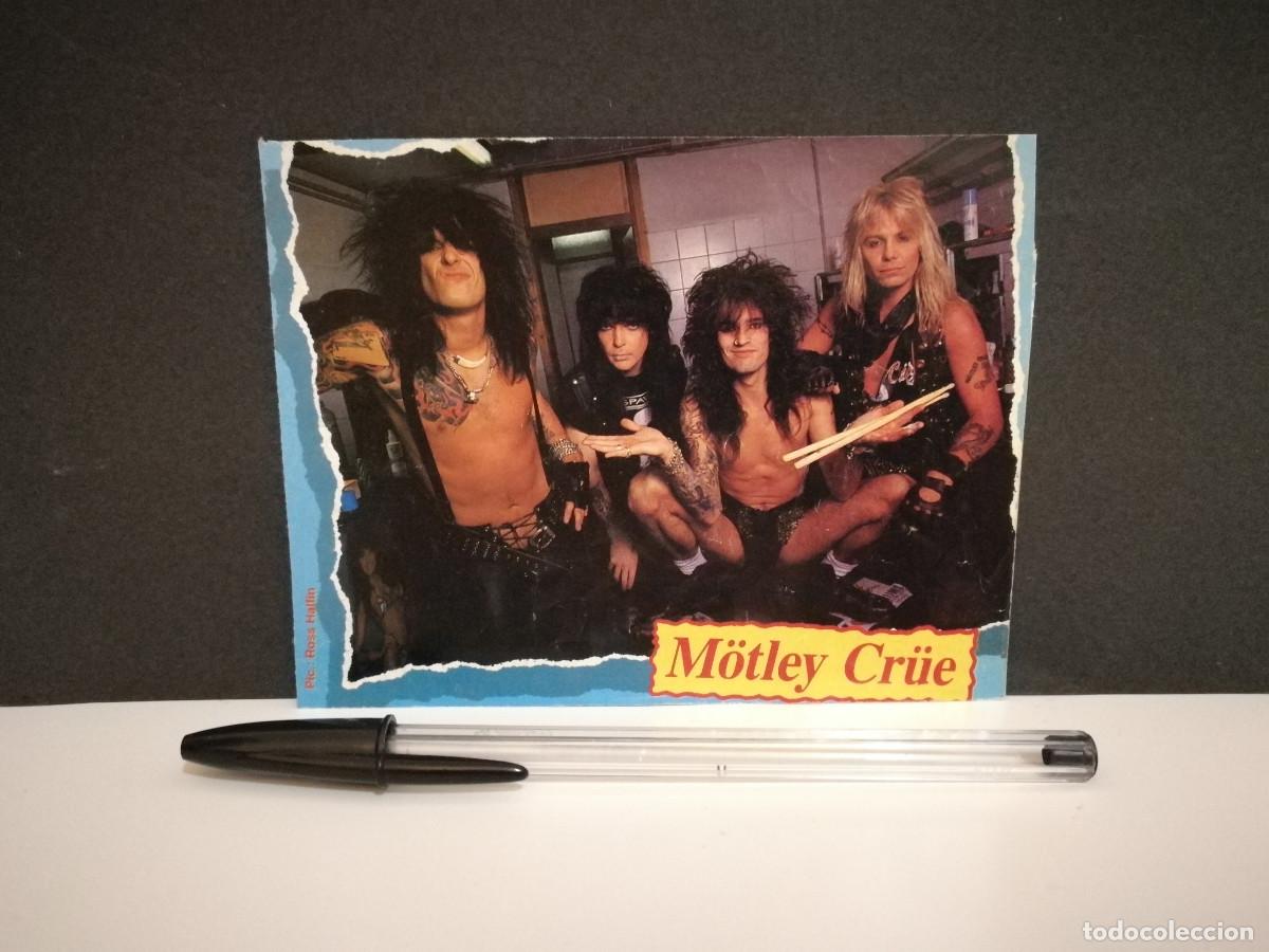 Fotos von Musikern: TARJETA ACARTONADA -10*15- MOTLEY CRUE - HEAVY METAL ROCK HARD