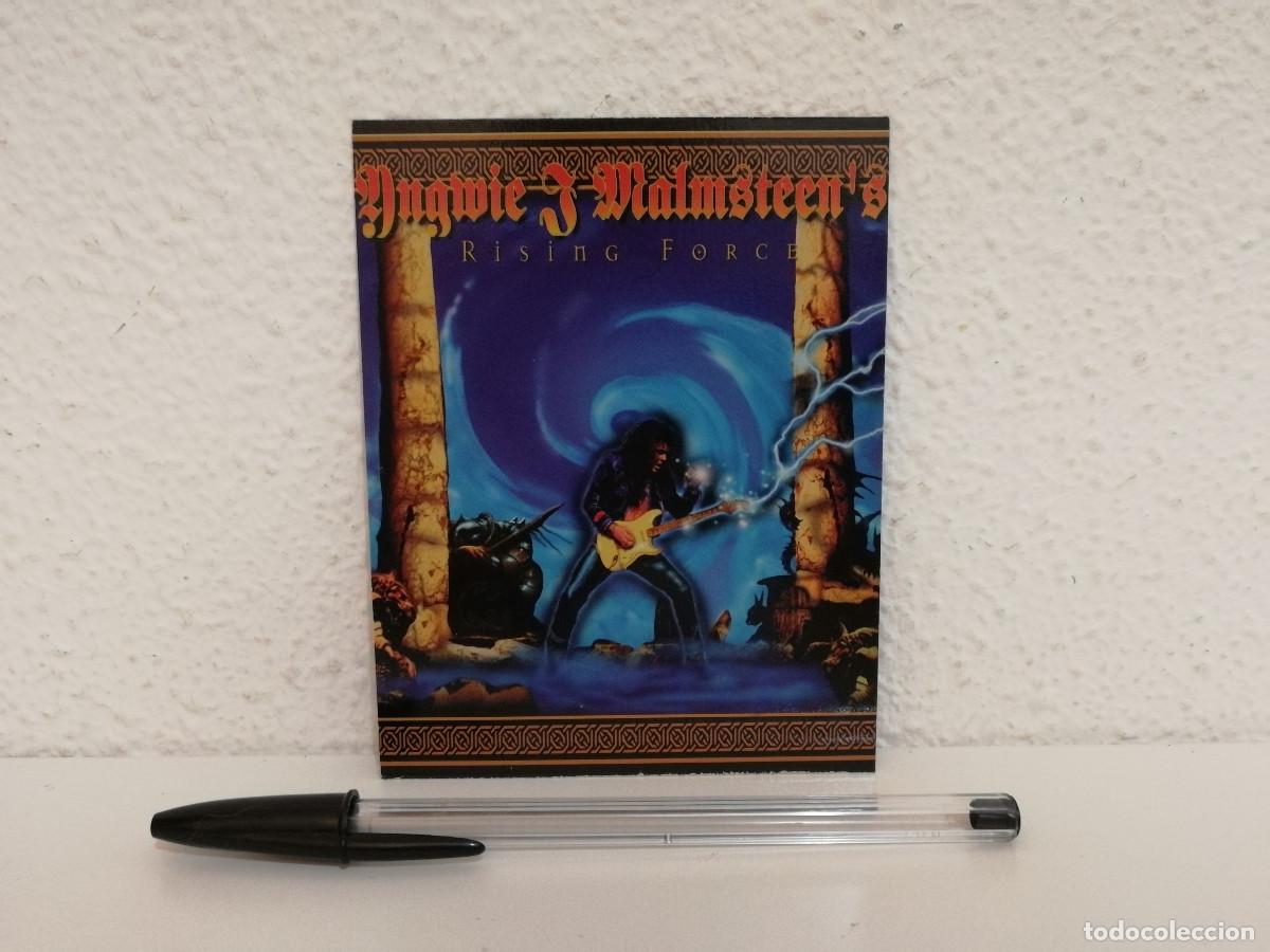 Fotos von Musikern: TARJETA ORIGINAL -9*13- ALCHEMY - YNGWIE MALMSTEEN - HEAVY METAL ROCK HARD