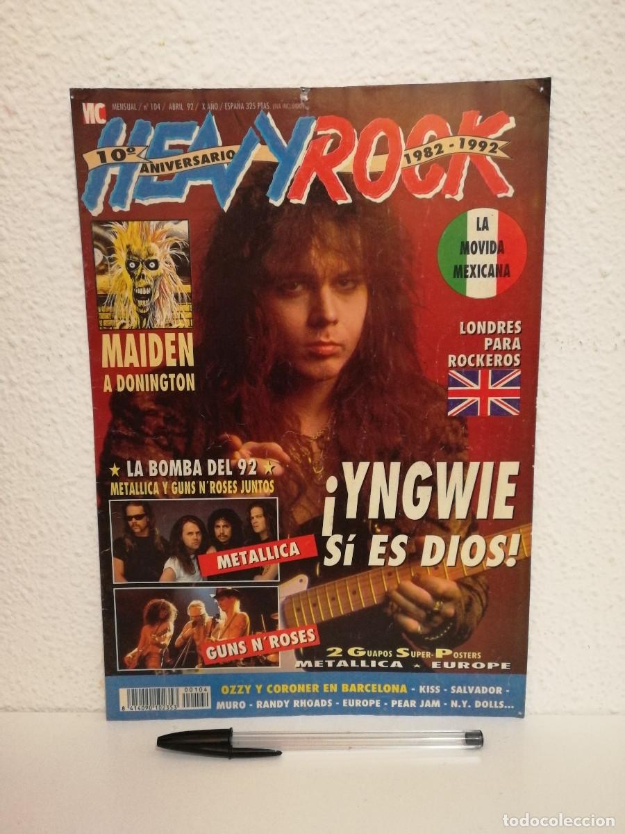 Photos of Singers: ANTIGUO ANUNCIO ENCARTONADO -A4- YNGWIE MALMSTEEN - HEAVY METAL ROCK HARD