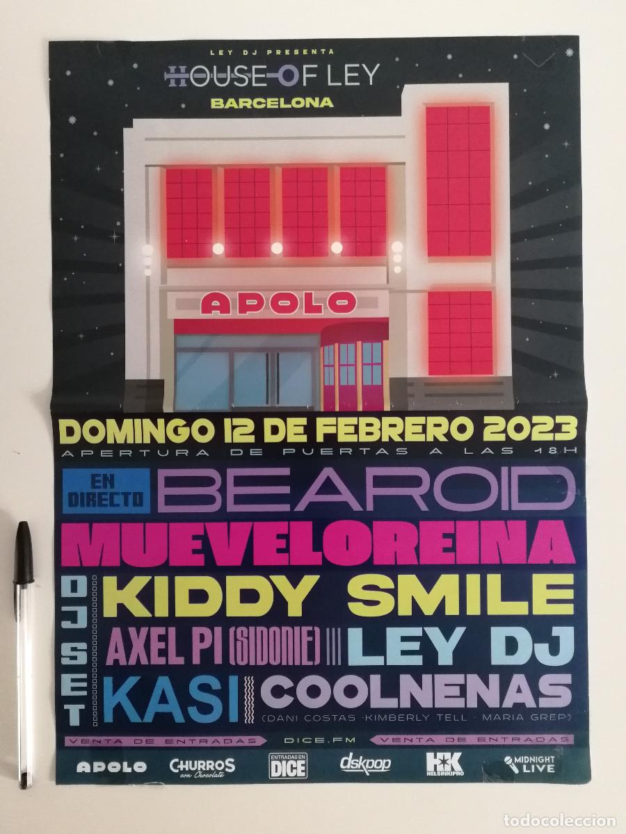 Fotos von Musikern: CARTEL ORIGINAL -A3- BEAROID - MUSICA - POP ELECTRONICA - MUEVELOREINA