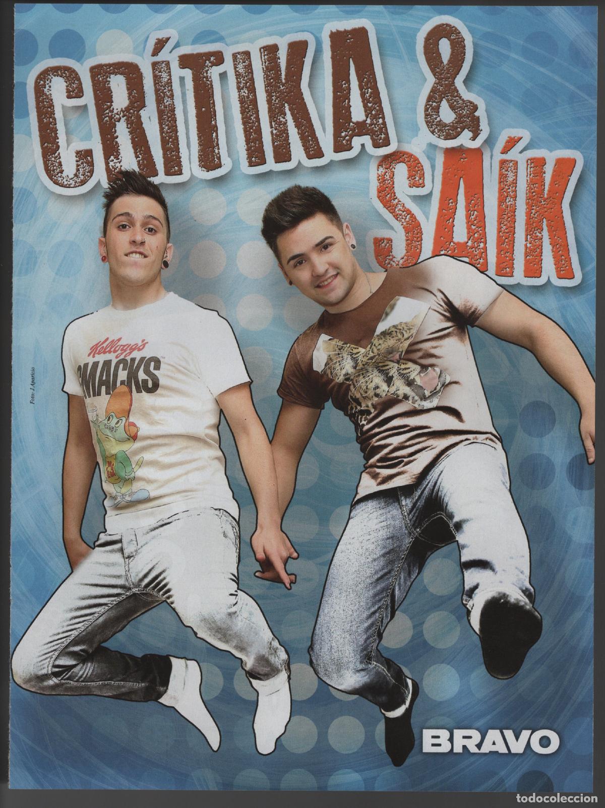 Photos de Chanteurs et Chanteuses: POSTER CR&Iacute;TIKA & SA&Iacute;K - THE WANTED - WELLCOME TO SPAIN - REVISTA BRAVO