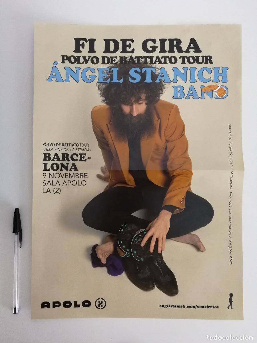 Photos of Singers: CARTEL ORIGINAL -A3- Angel Stanich Band - MUSICA - ROCK - Polvo de Battiato Tour