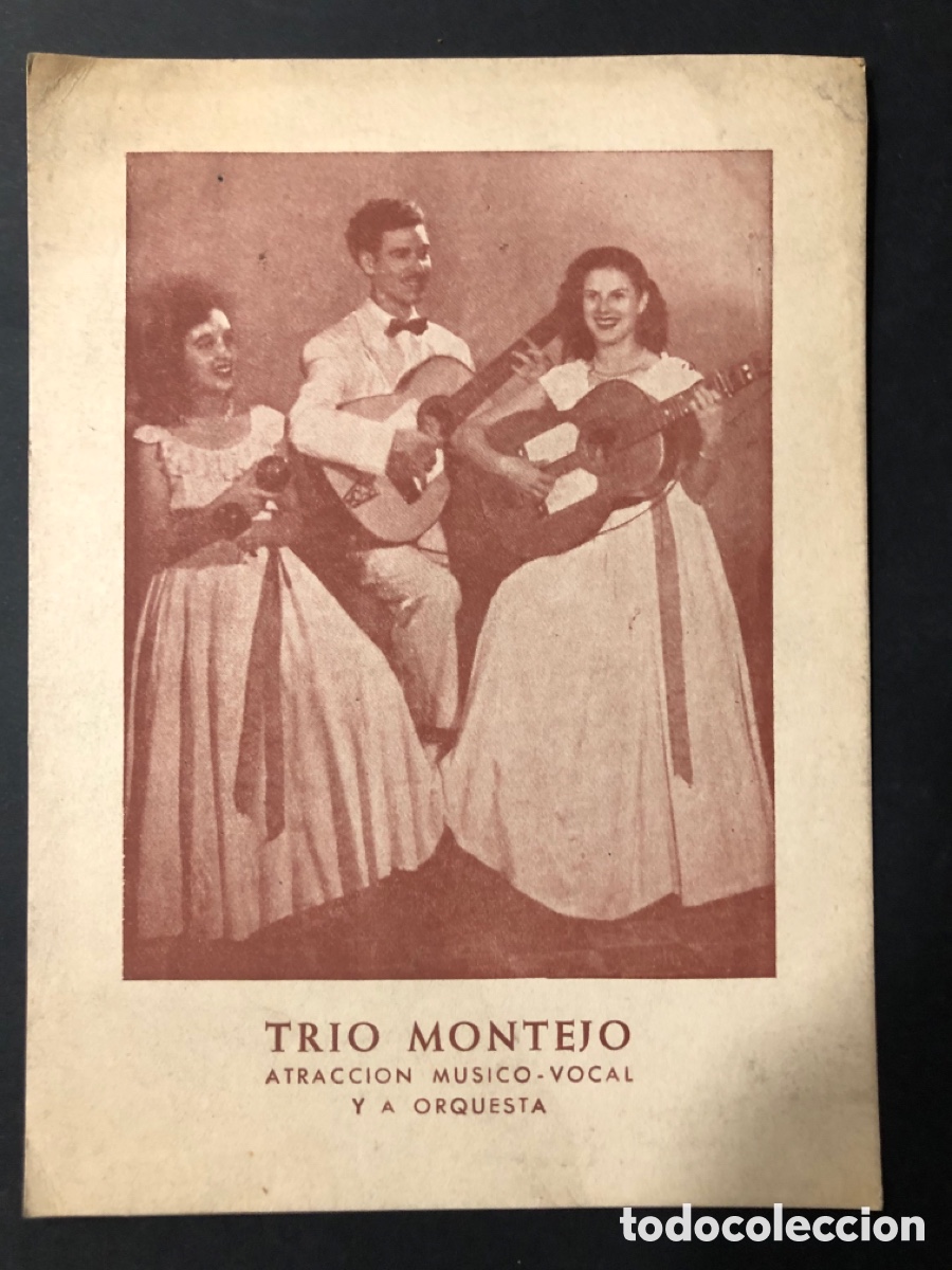 Photos de Chanteurs et Chanteuses: Tarjeta trio montejo atracci&oacute;n musico vocal 11