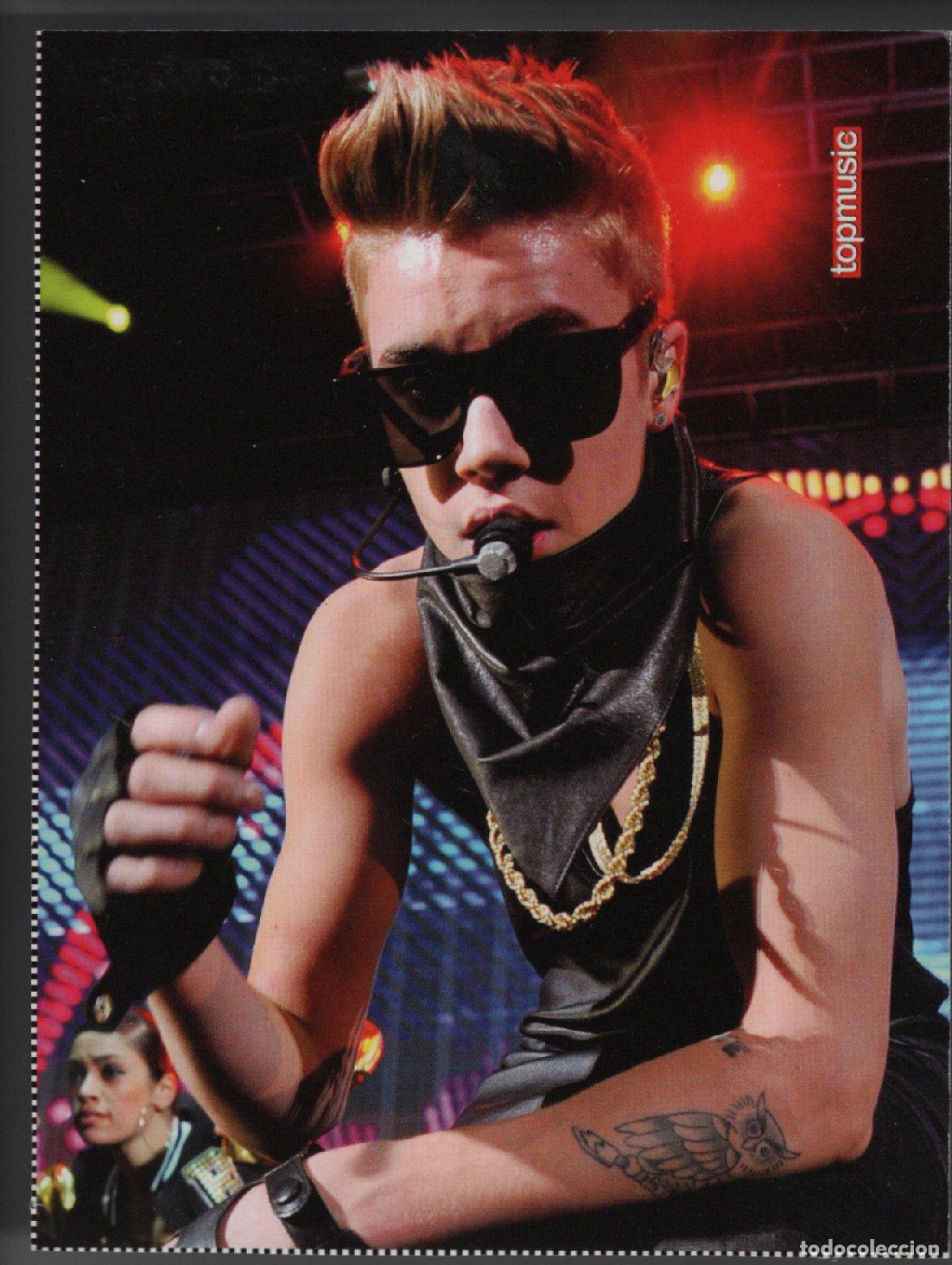 Fotos von Musikern: MINI POSTER JUSTIN BIEBER - XUSO JONES - PAPEL GRUESO - REVISTA TOPMUSIC & CINE / TOP MUSIC & CINE
