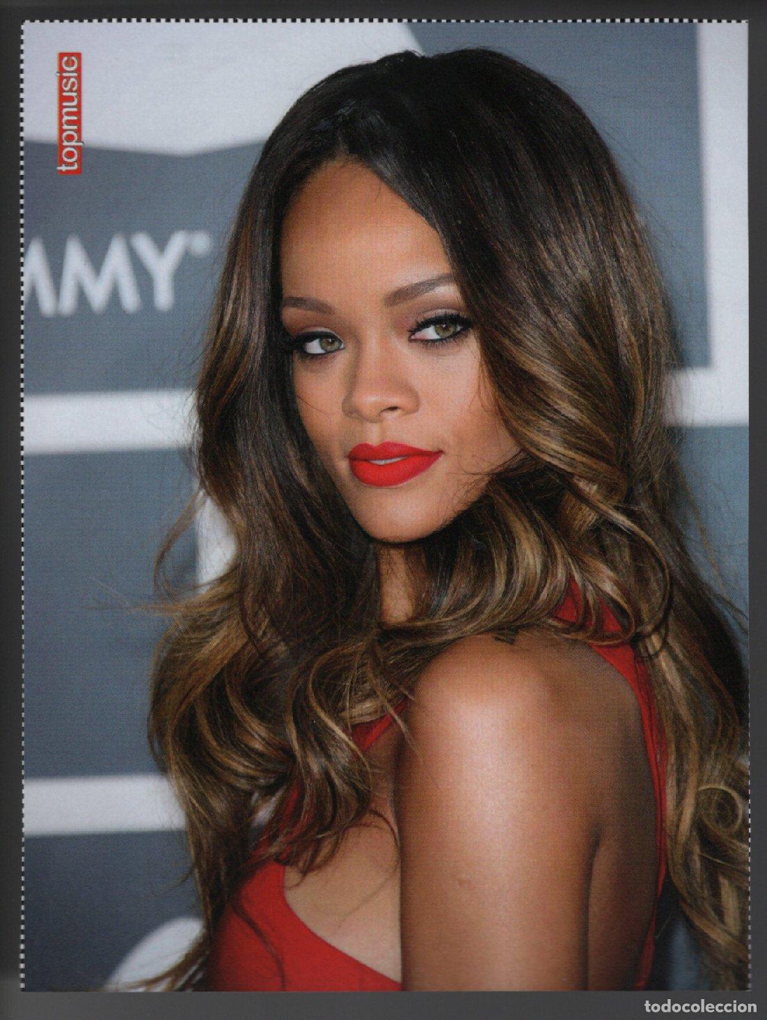 Fotos von Musikern: MINI POSTER RIHANNA - FRAAG MALAS - PAPEL GRUESO - REVISTA TOPMUSIC & CINE / TOP MUSIC & CINE