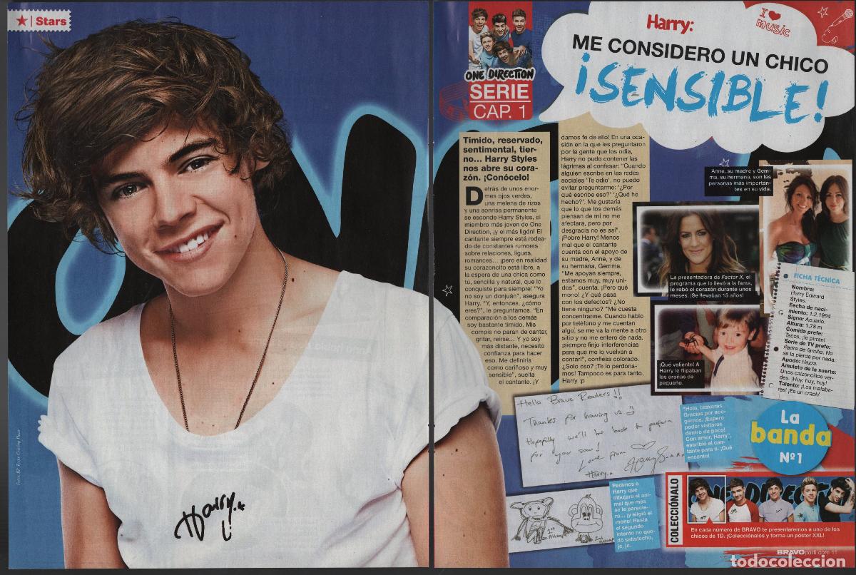 Fotos von Musikern: POSTER HARRY STYLES - REVISTA BRAVO - ONE DIRECTION SERIE CAP. 1