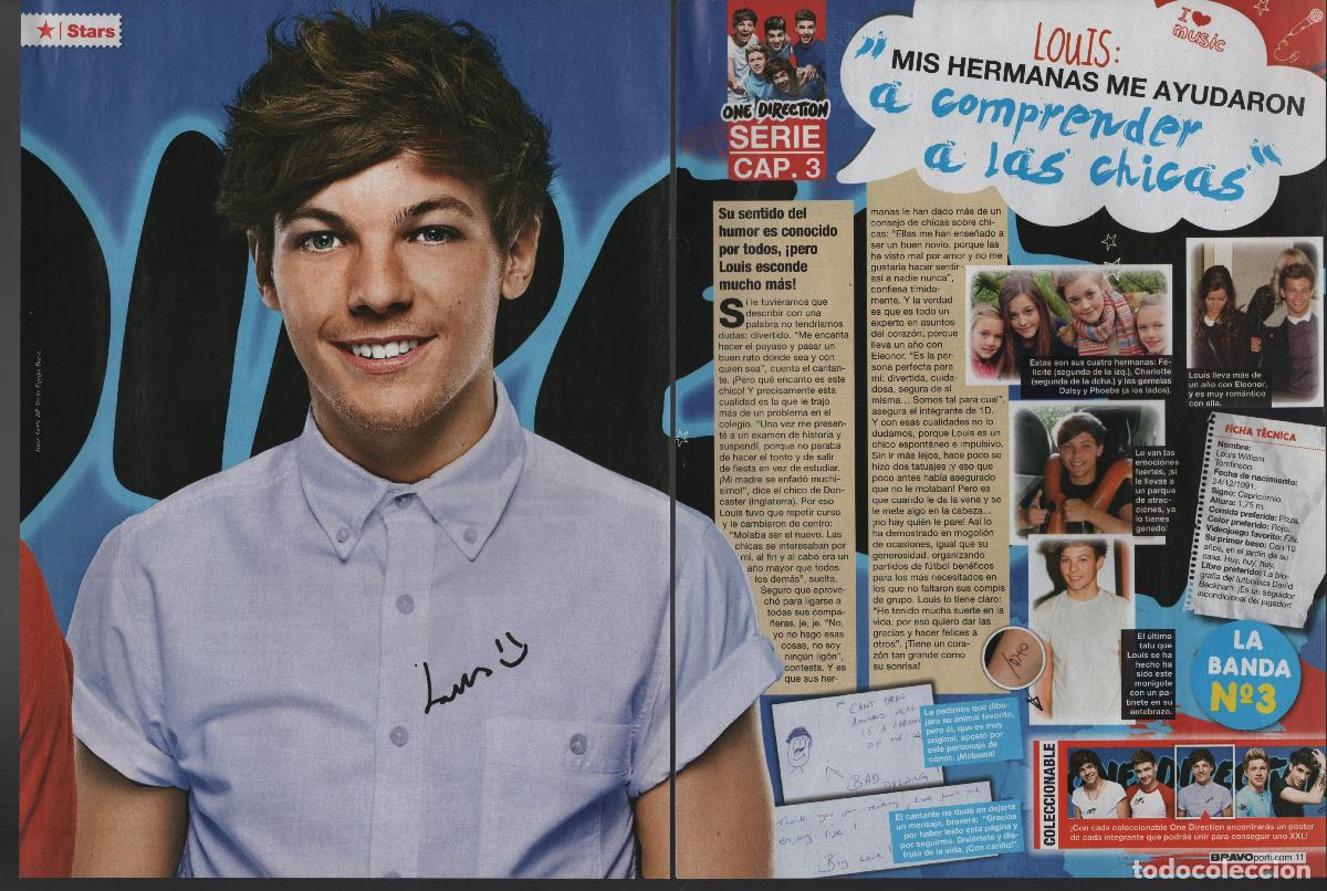 Fotos von Musikern: POSTER LOUIS TOMLINSON - REVISTA BRAVO - ONE DIRECTION SERIE CAP. 3