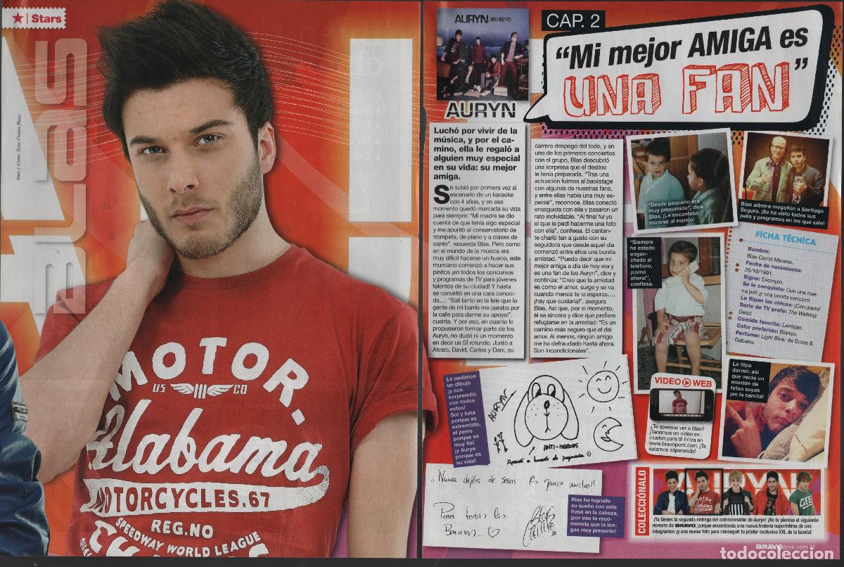 Fotos von Musikern: POSTER BLAS CANT&Oacute; - REVISTA BRAVO - AURYN SERIE CAP. 2