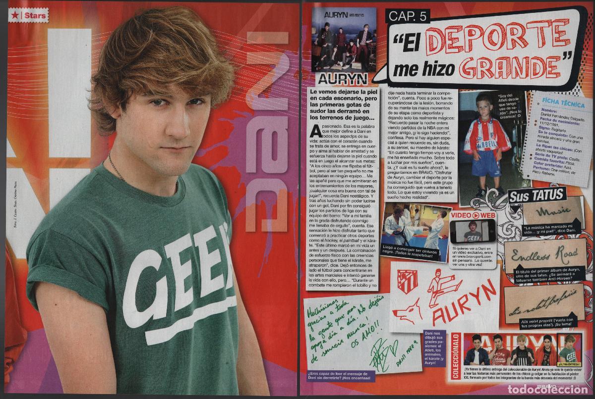 Fotos von Musikern: POSTER DANI FERN&Aacute;NDEZ - REVISTA BRAVO - AURYN SERIE CAP. 5