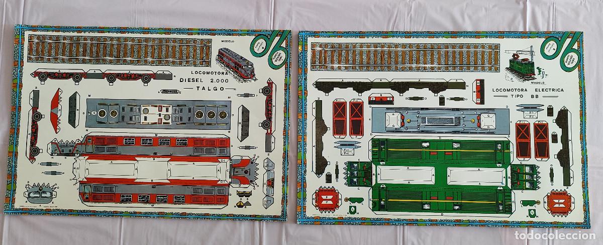 Photos de Chanteurs et Chanteuses: 30 RECORTABLES DE TRENES (DOS DISTINTOS, 15 EJEMPLARES DE CADA UNO).