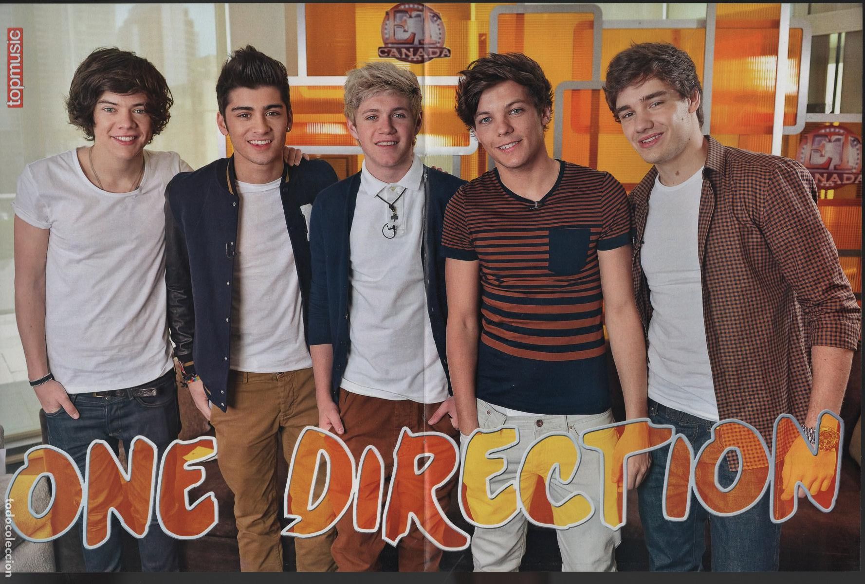 Photos de Chanteurs et Chanteuses: POSTER ONE DIRECTION - FRAAG MALAS - REVISTA TOPMUSIC & CINE / TOP MUSIC & CINE