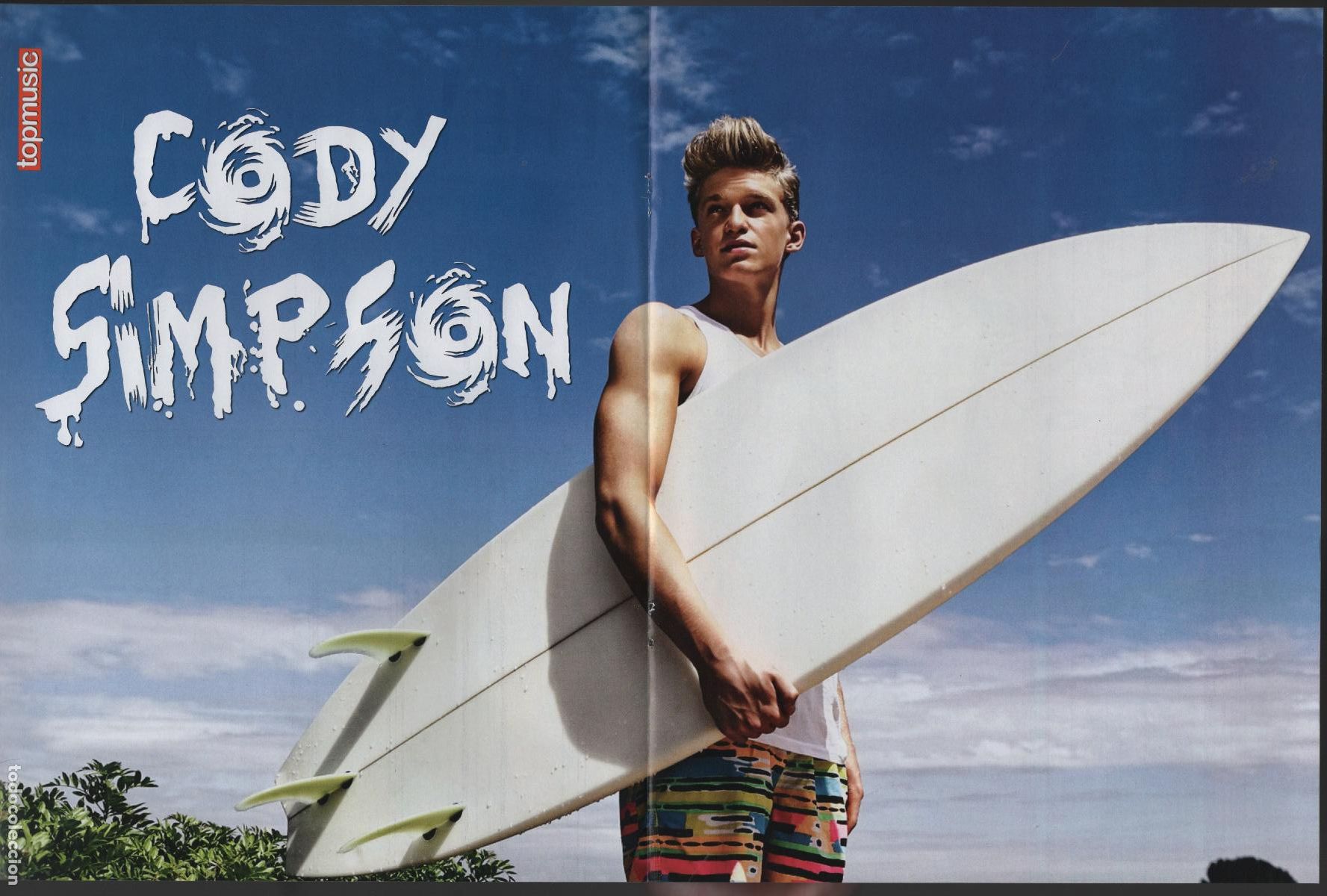 Photos de Chanteurs et Chanteuses: POSTER CODY SIMPSON - THE WANTED - REVISTA TOPMUSIC & CINE / TOP MUSIC & CINE