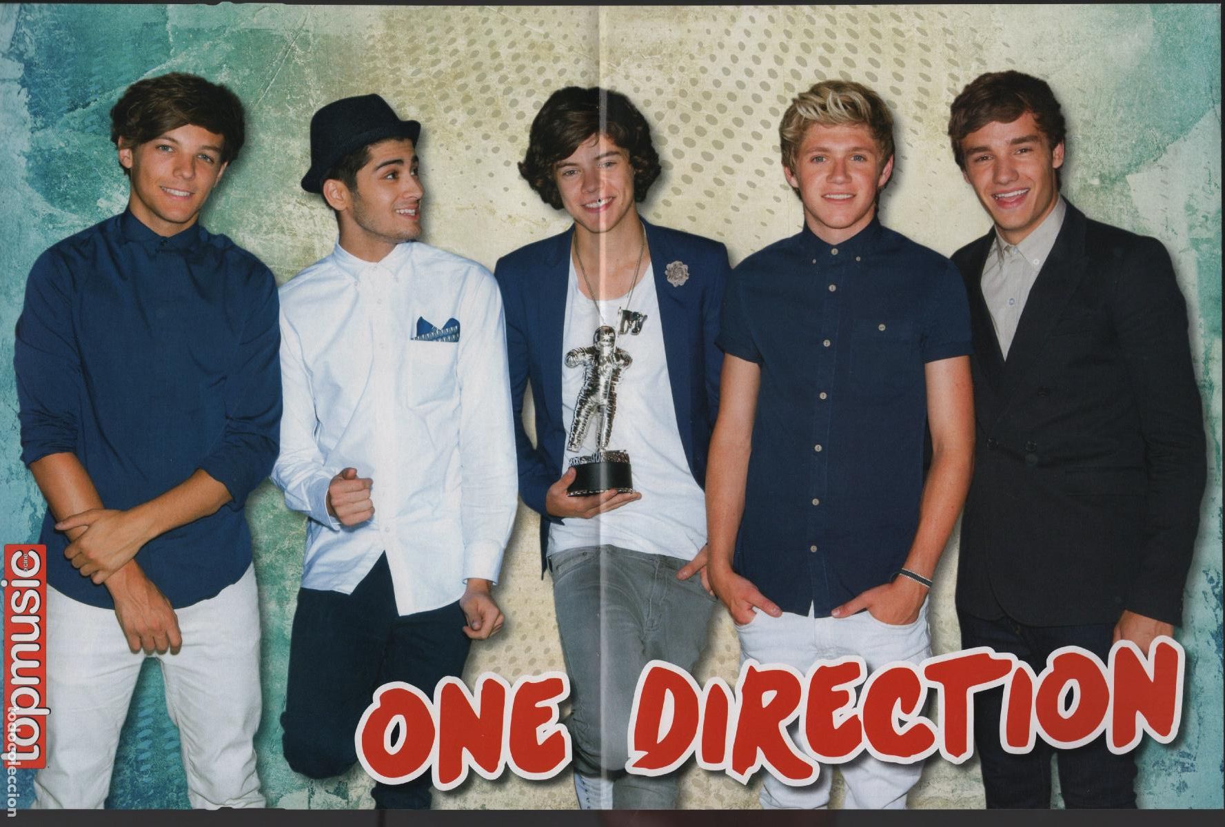 Photos de Chanteurs et Chanteuses: POSTER ONE DIRECTION - AURYN - REVISTA TOPMUSIC & CINE / TOP MUSIC & CINE