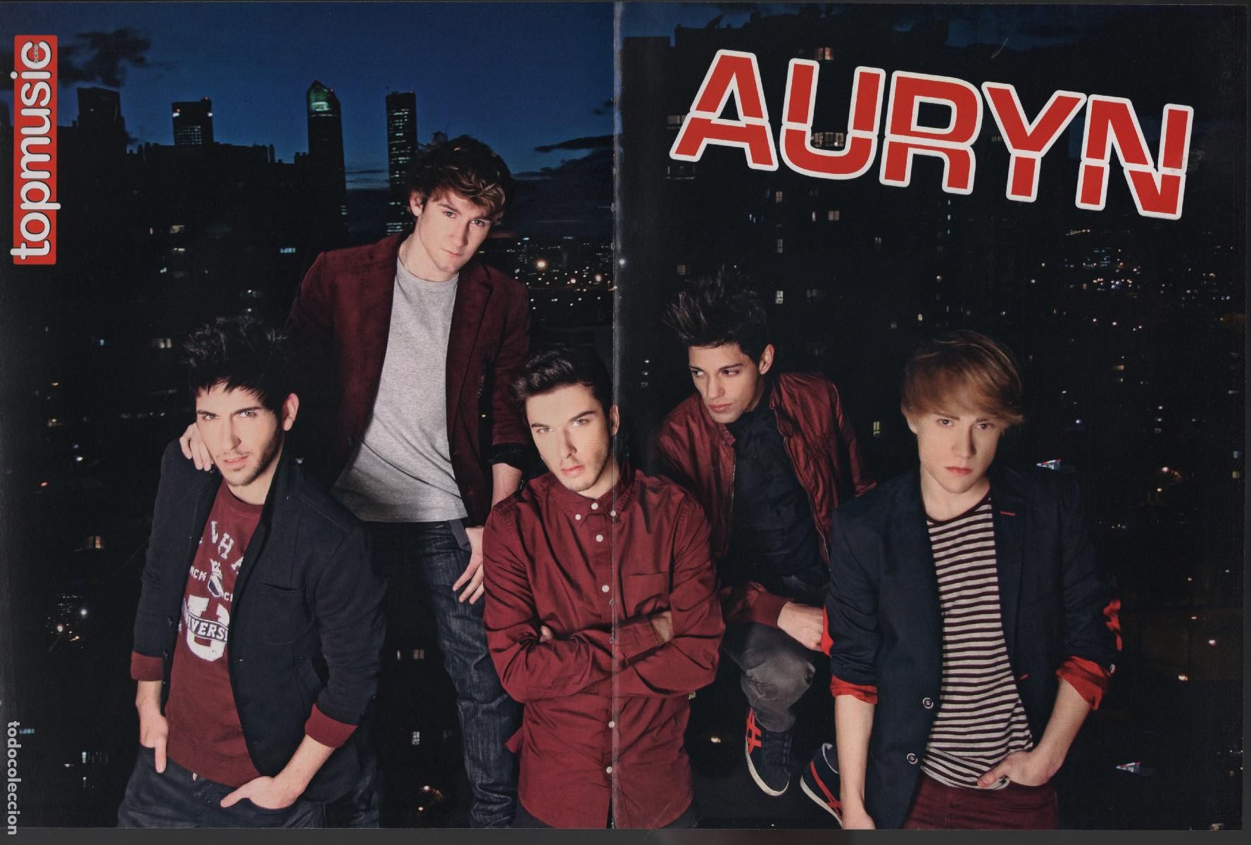Photos de Chanteurs et Chanteuses: POSTER AURYN - &Aacute;LVARO CERVANTES - REVISTA TOPMUSIC & CINE / TOP MUSIC & CINE