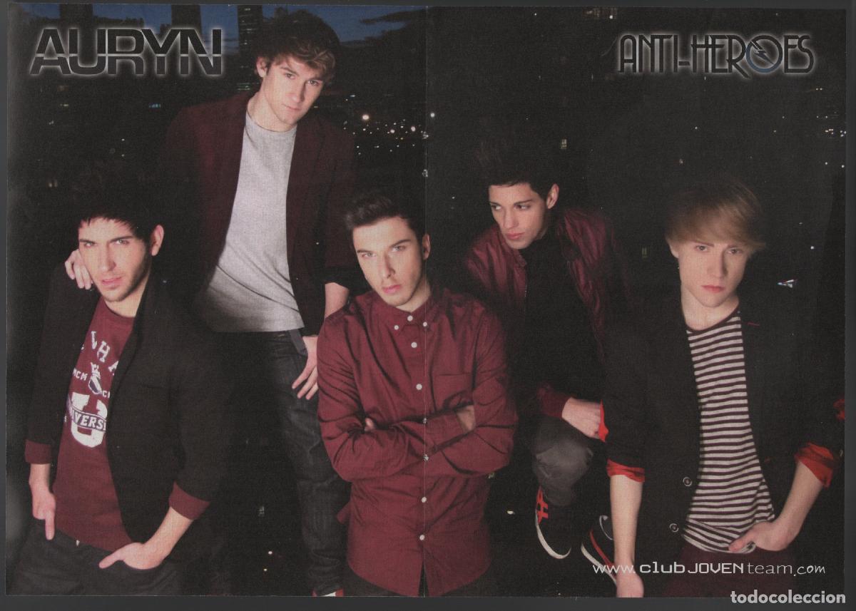 Photos de Chanteurs et Chanteuses: POSTER AURYN - ANTI-HEROES - REVISTA CLUB JOVEN TEAM