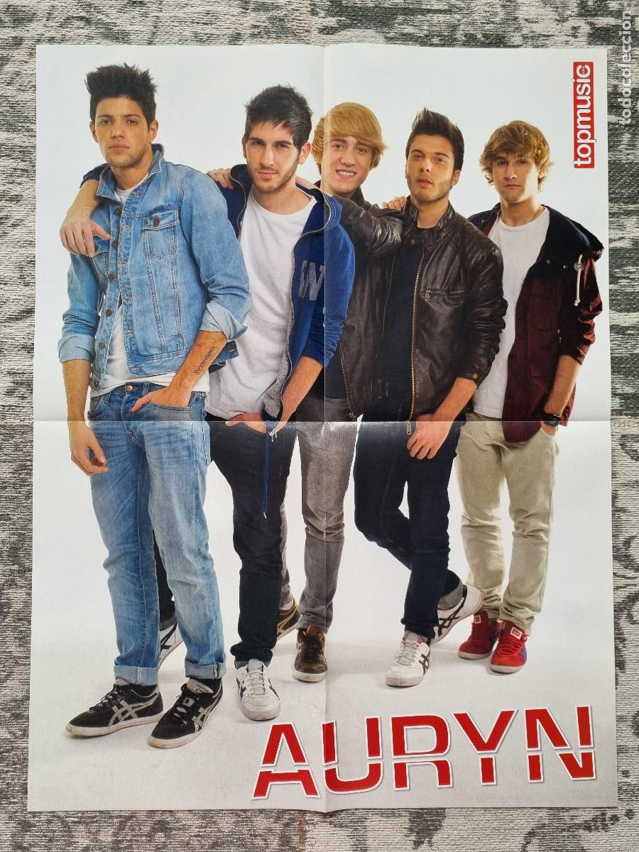 Fotos von Musikern: POSTER AURYN - REVISTA TOPMUSIC & CINE / TOP MUSIC & CINE